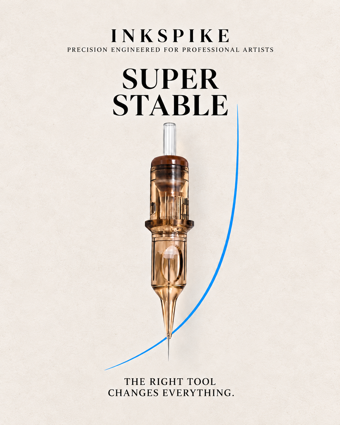 Inkspike Super Stable professional tattoo needle cartridges for maximum stability, smooth ink flow and precise tattooing – KFTattoo