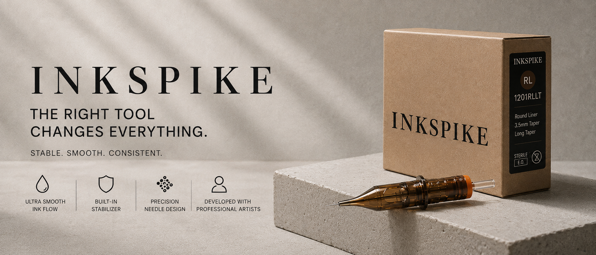 Inkspike Professional Tattoo Needle Cartridges for Tattoo Artists
