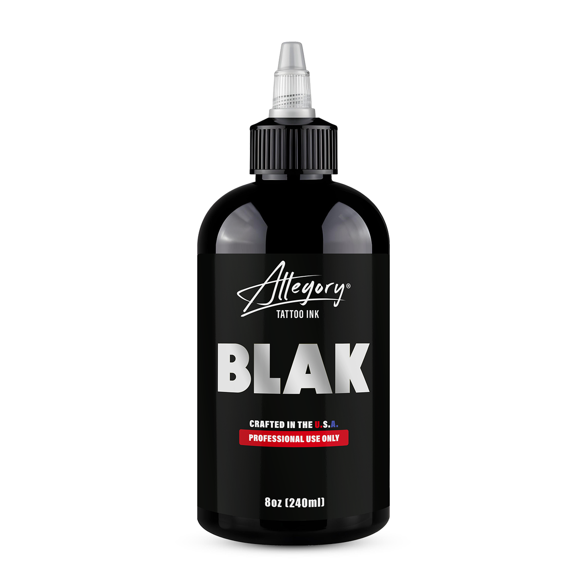 Allegory Blak 8 oz official bottle