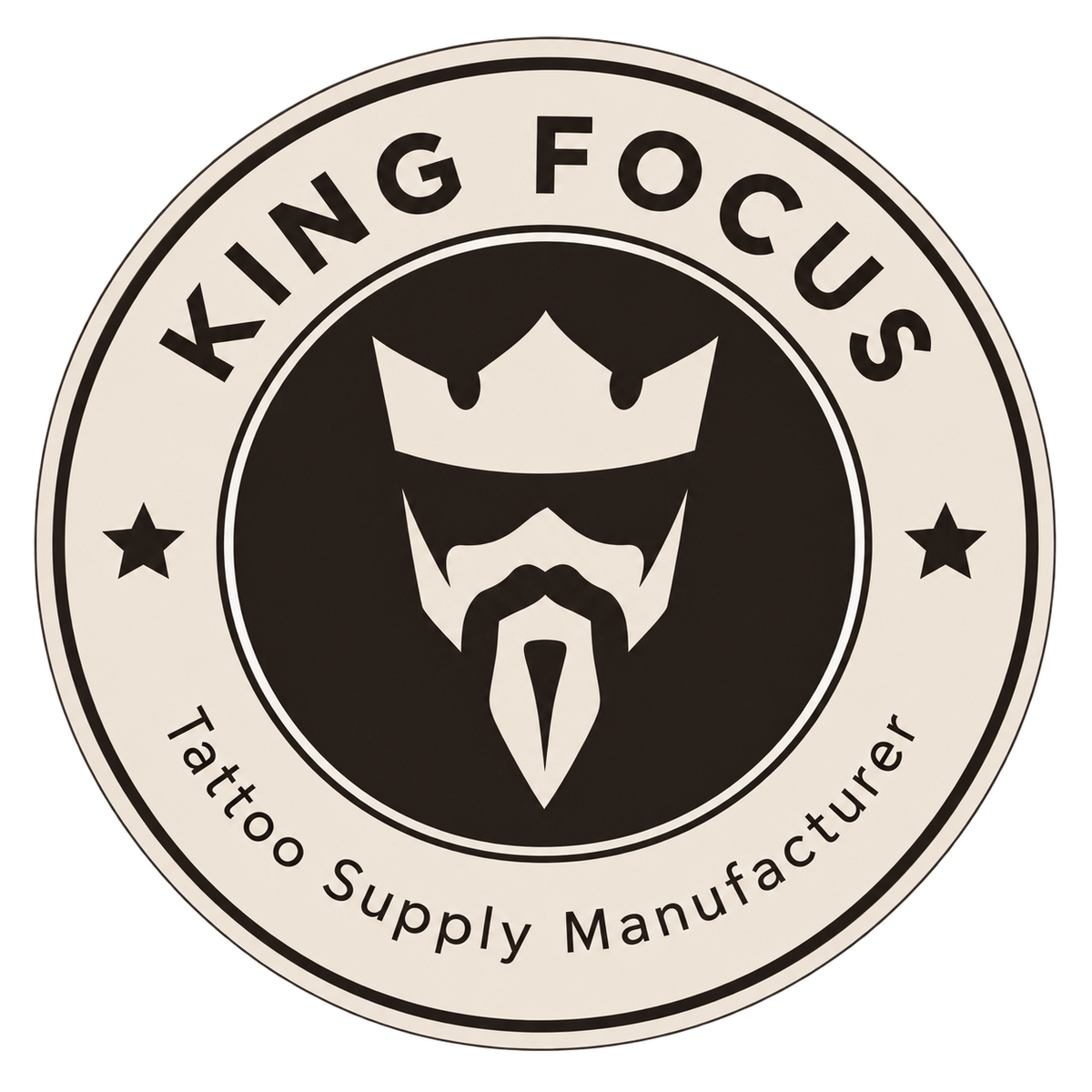 king focus tattoo logo