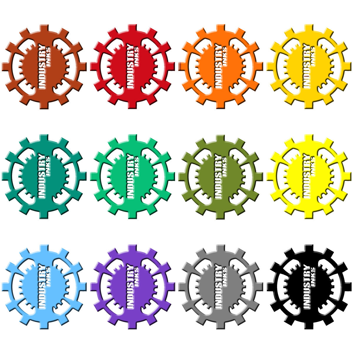 Industry - Set - 12 Color Traditional Plus Set (1oz)