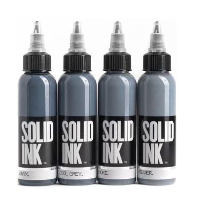 Solid Ink - Set - Opaque Grey Set (2oz)