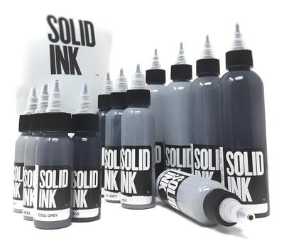 Solid Ink - Set - Opaque Grey Set (2oz)